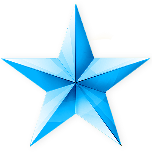 3d star logo png