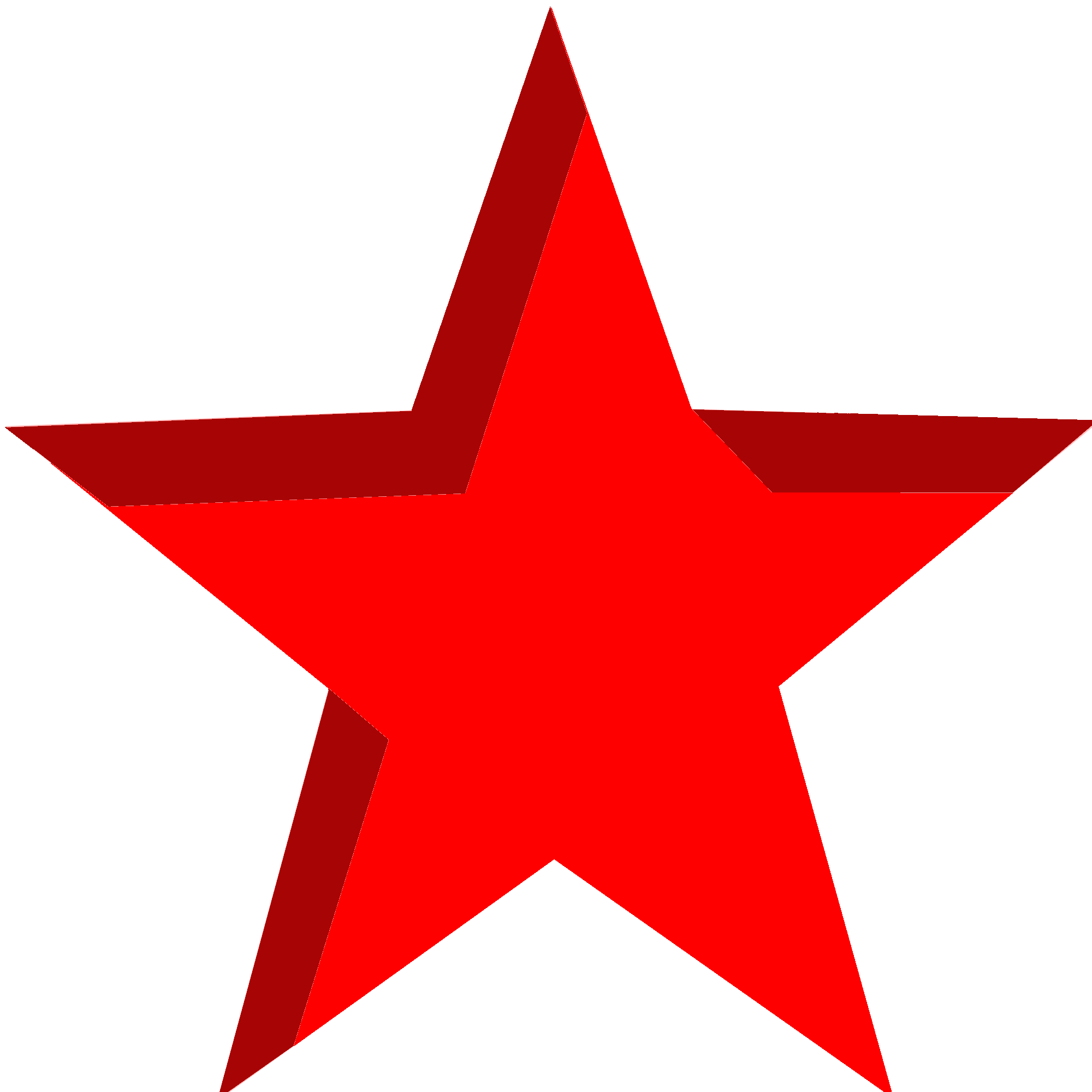 simple red star png with alpha