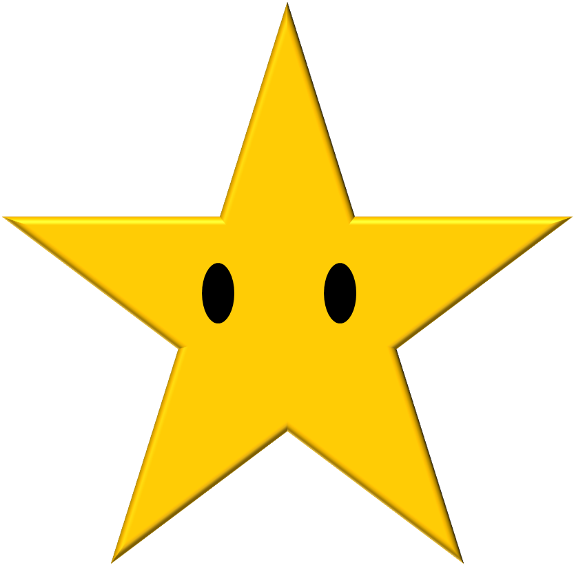mario star with eyes png