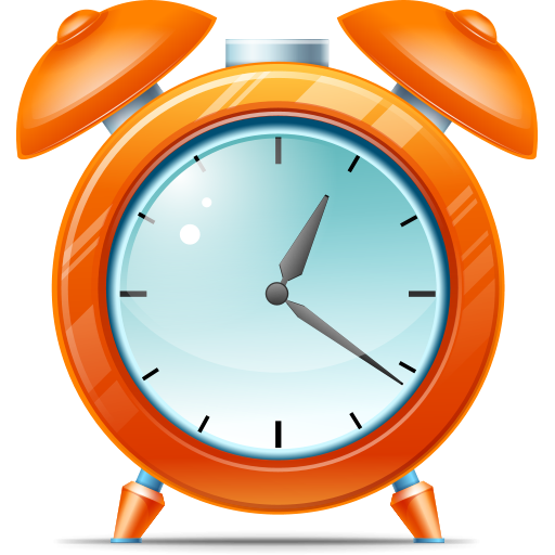 Cartoon Kid Alarm clock icon