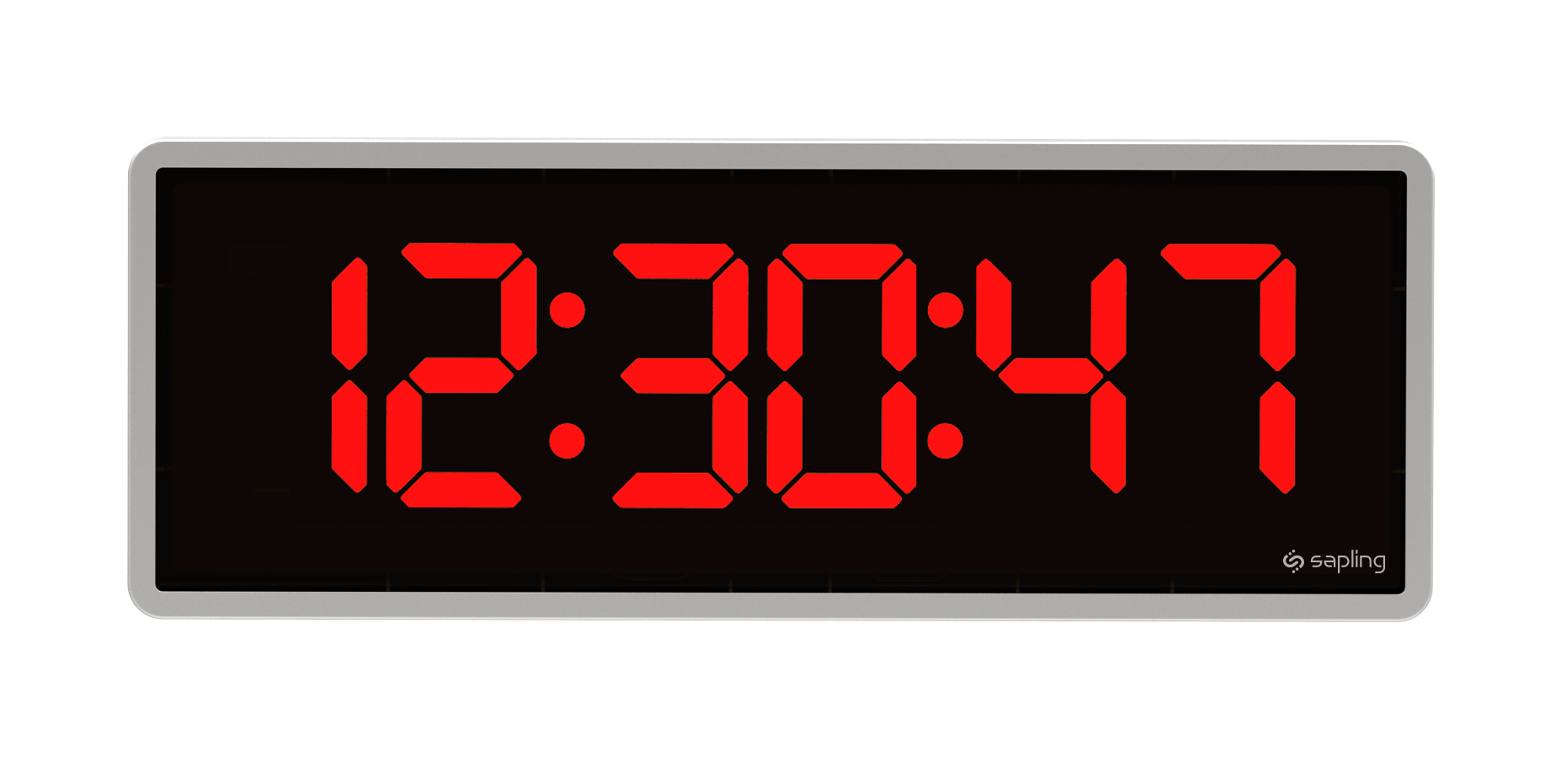 Электронное время с секундами. Таймер диджитал. Часы Digital Clock 200730138828.4. Часы настенные электронные. Цифровые часы.