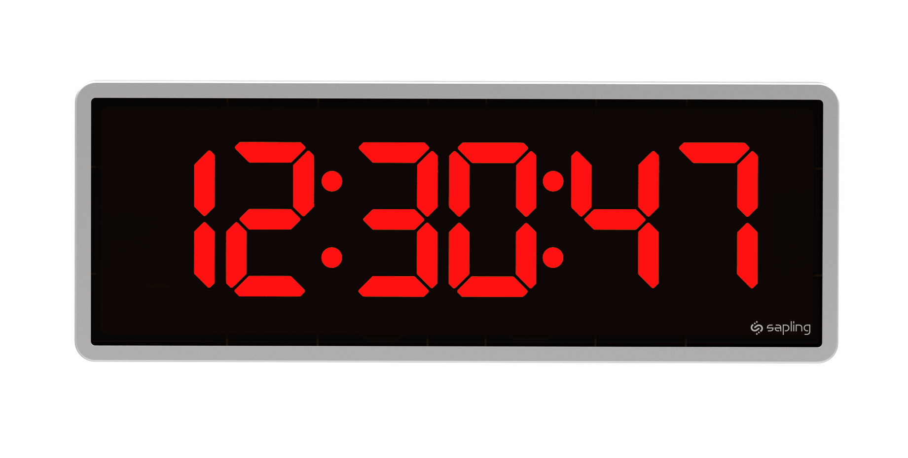 digital clock 3d transparent background icon