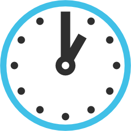 emoji android clock face one oclock