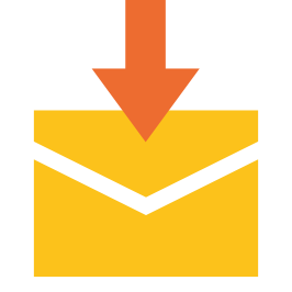 emoji android envelope with downwards arrow above