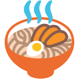 emoji android steaming bowl
