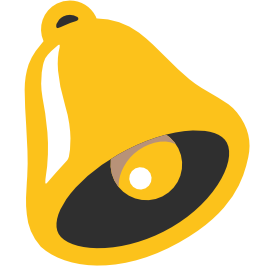 emoji android bell