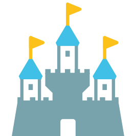 emoji android european castle