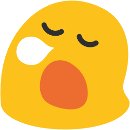 emoji android sleepy face