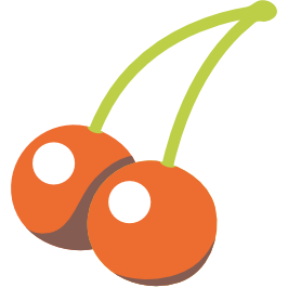 emoji android cherries