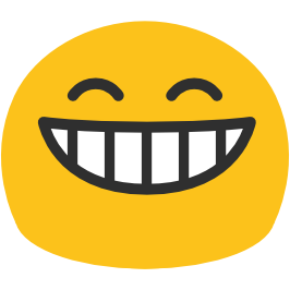 emoji android grinning face with smiling eyes