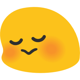 emoji android flushed face