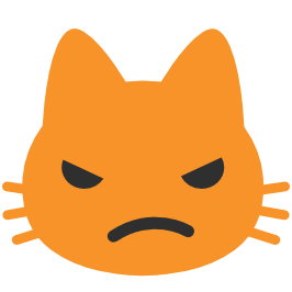 emoji android pouting cat face