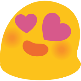 emoji android smiling face with heart shaped eyes