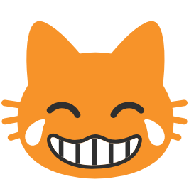 emoji android cat face with tears of joy