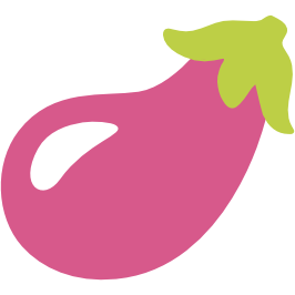 Emoji Android Aubergine