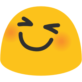 emoji android smiling face with open mouth and tightly closed eyes