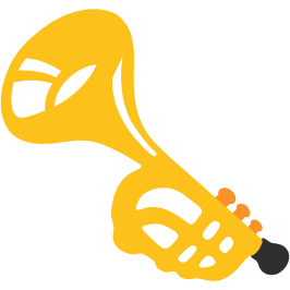 emoji android trumpet