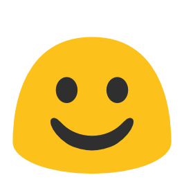 emoji android white smiling face
