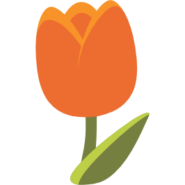 emoji android tulip