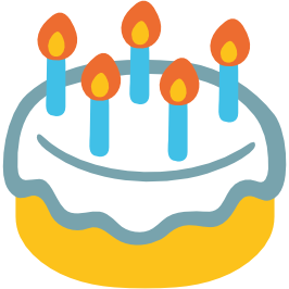 emoji android birthday cake