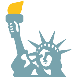emoji android statue of liberty