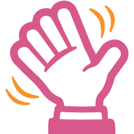 emoji android waving hand sign