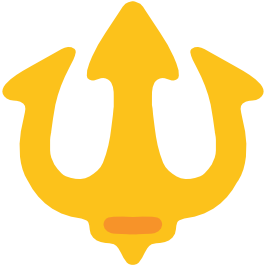 emoji android trident emblem