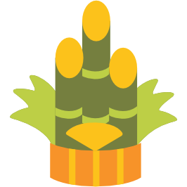 emoji android pine decoration