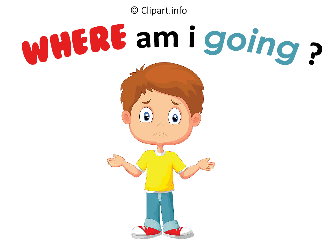 Where Am I Going Clipart Png Transparent