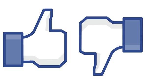 facebook like dislike clipart