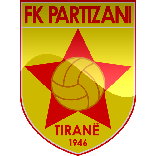 fk partizani tirana football logo png