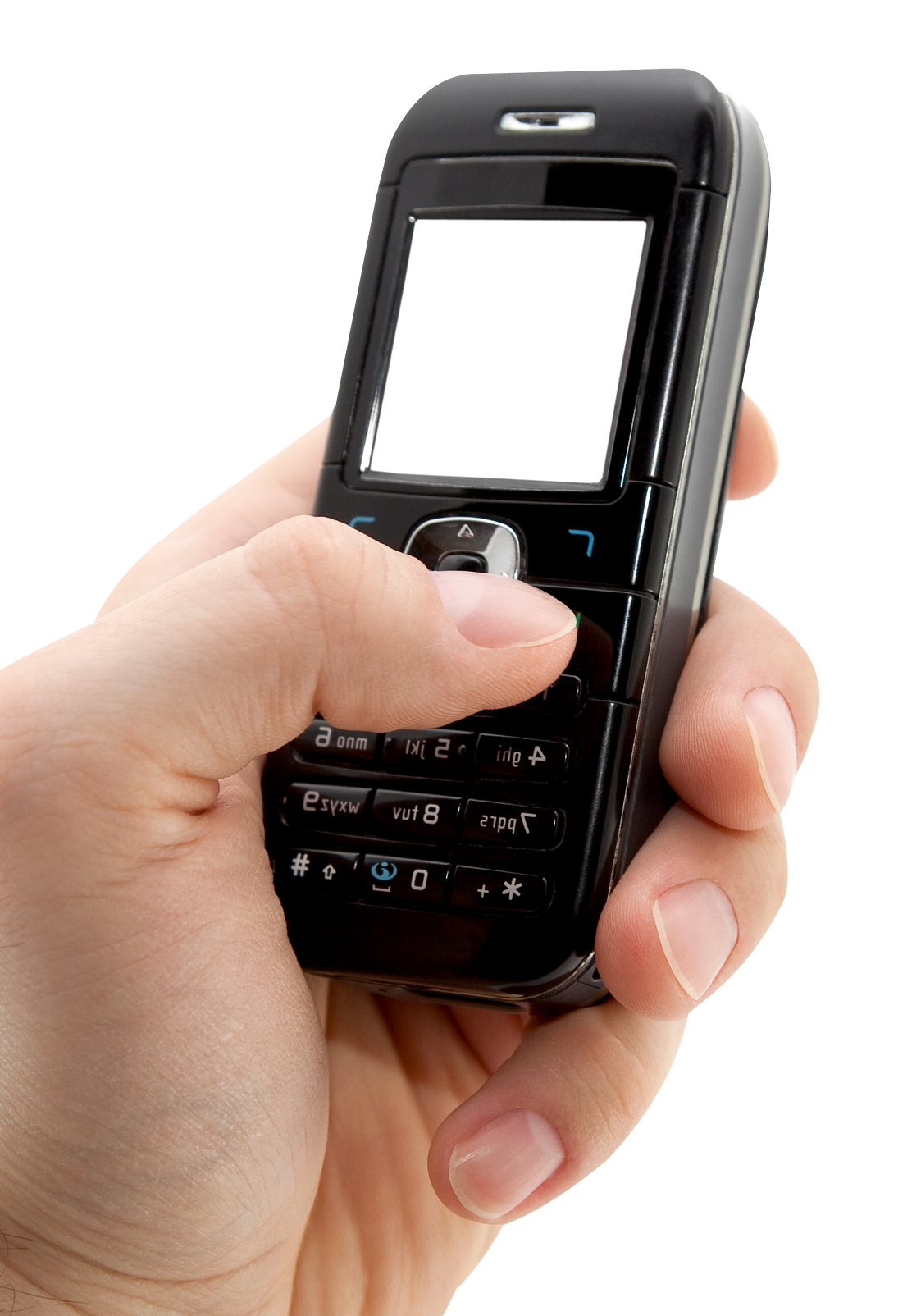 Mobile Phone In Hand PNG Image