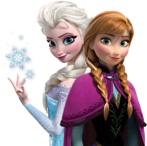 Frozen Elsa Anna PNG File
