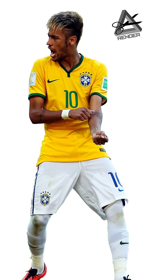 neymar brasil white png transparent