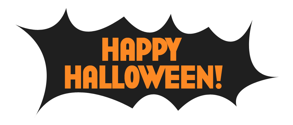 Happy Halloween Black Background Transparent