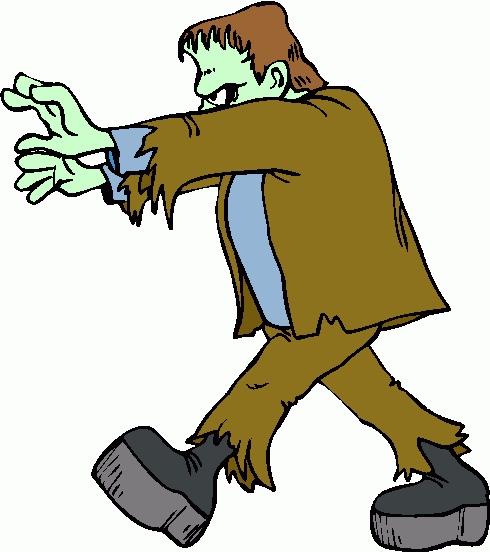 Halloween Frankenstein Clipart Kid 2