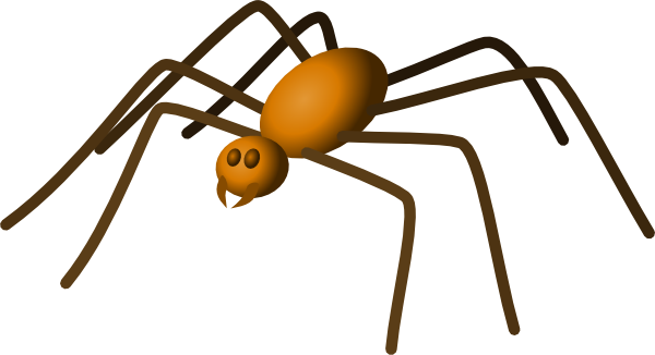 Halloween hanging spider clipart free clipart images 2