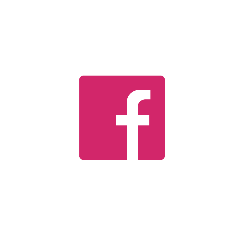 pink facebook icon