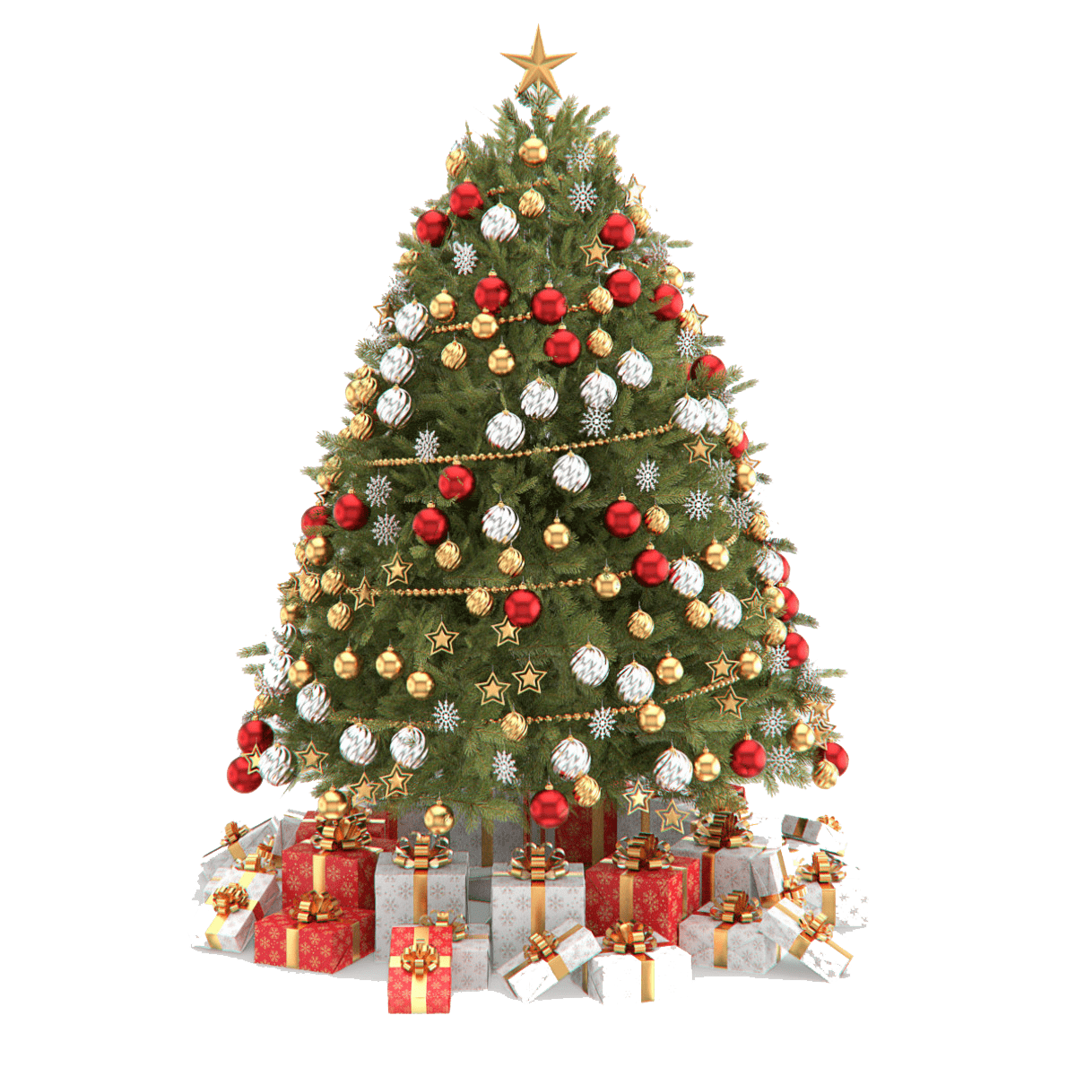 Beautiful Christmas Tree PNG Clipart