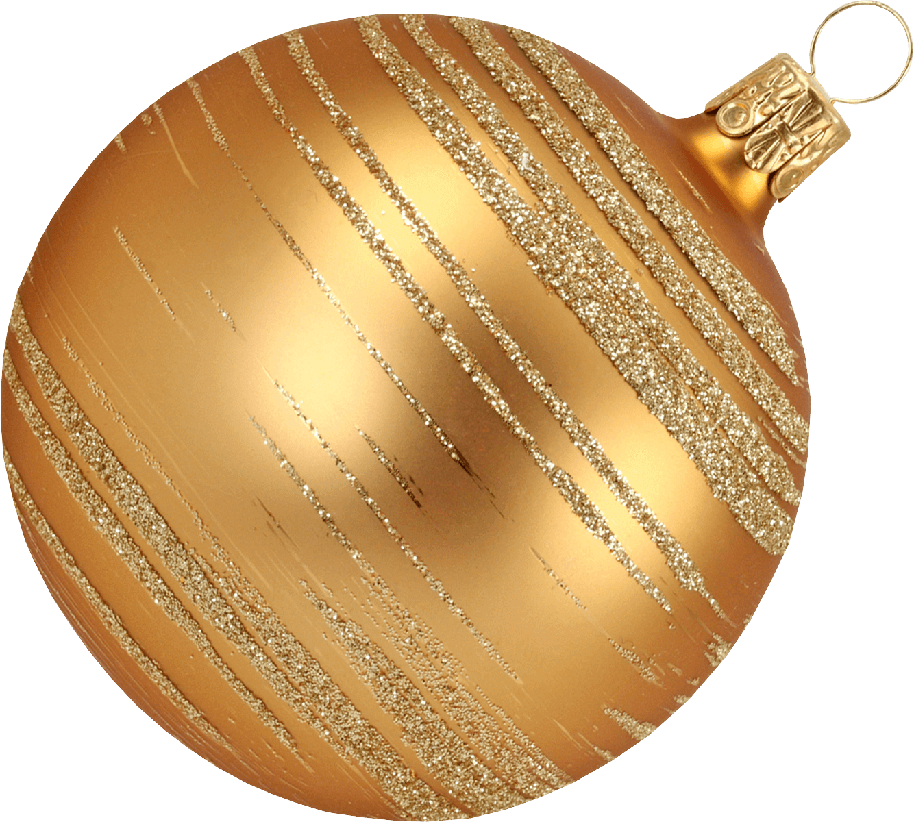 gold christmas ball toy png image