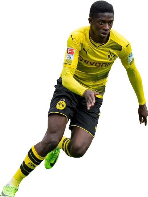 Ousmane Dembele Dortmund 2017 18 Png