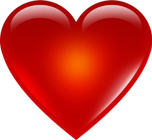 red heart emoji png hd