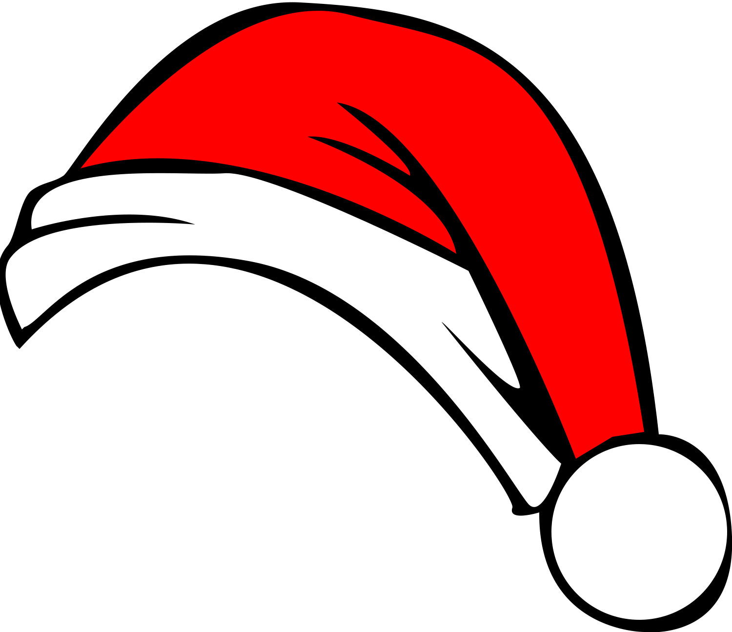 Santa Hat Clip Art Cartoon