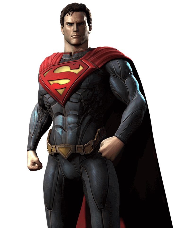 Injustice gods among us superman render 3d png