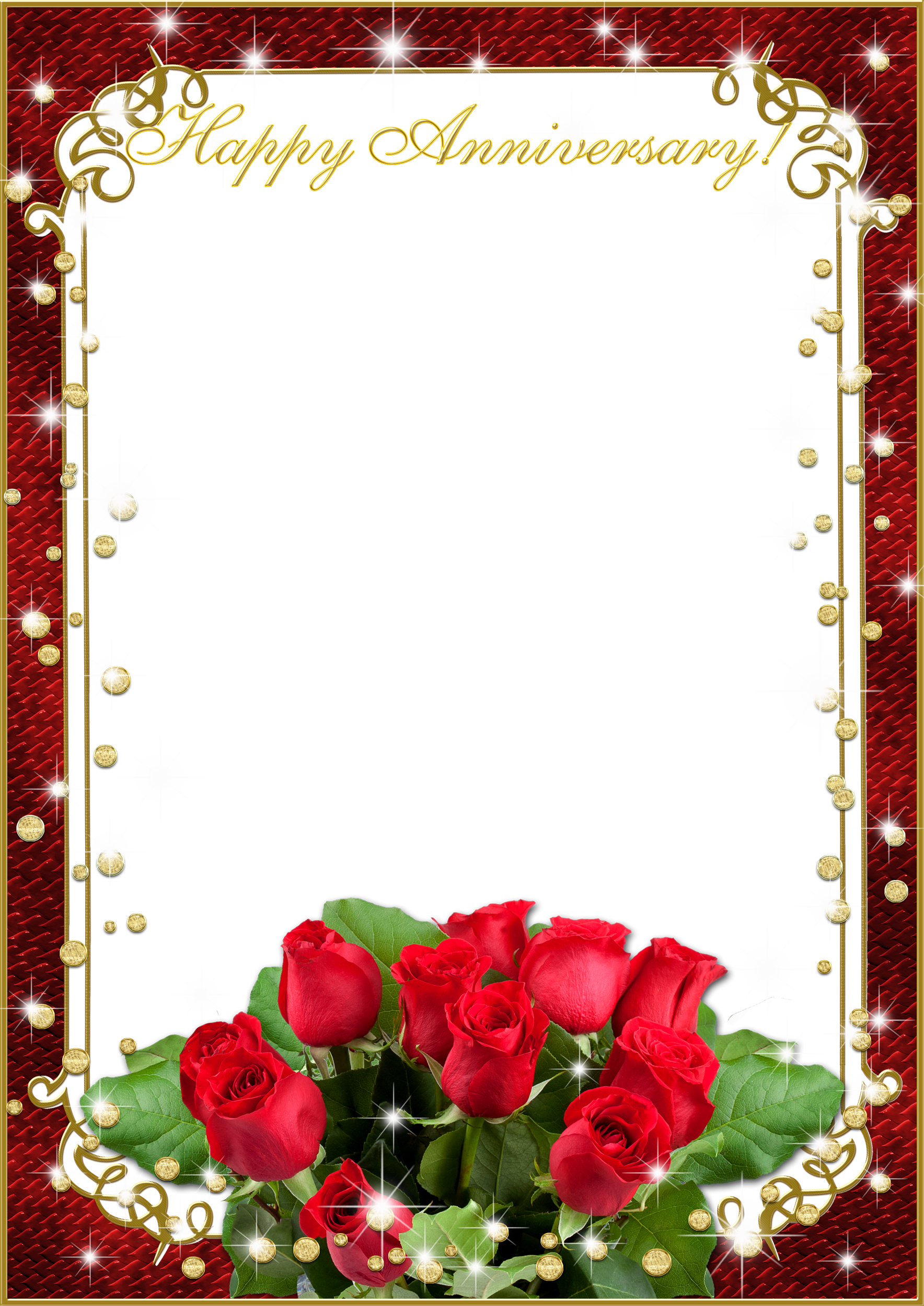 Wedding Frame Png With Flower Love