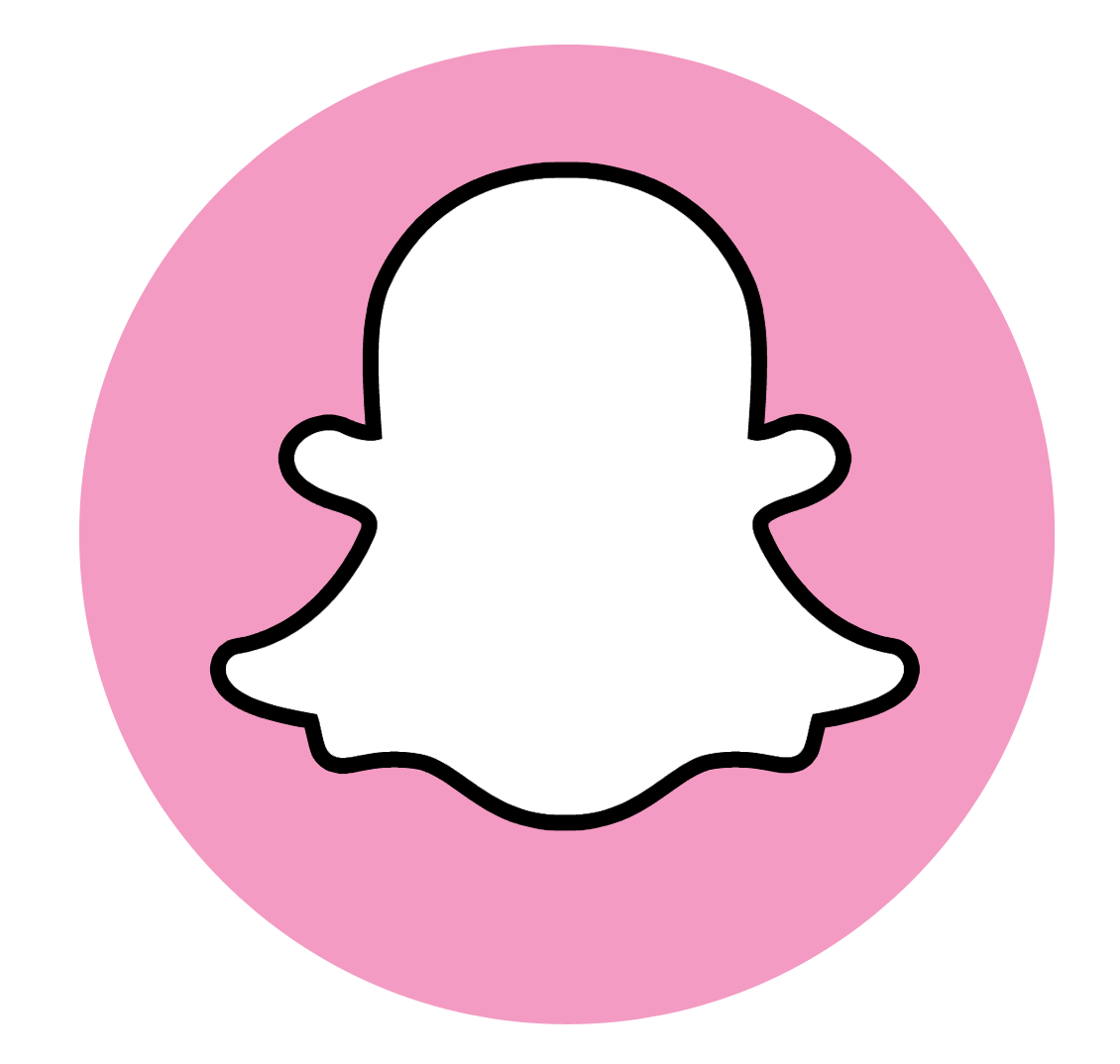 Snapchat Pink Logo Png Transparent