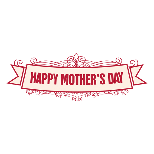 mothers day ribbon badge 2 by vexels
