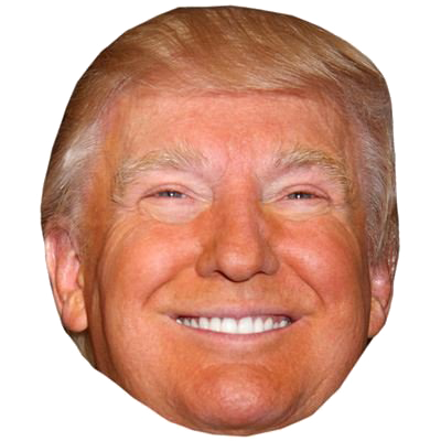 happy smiling donald trump head png
