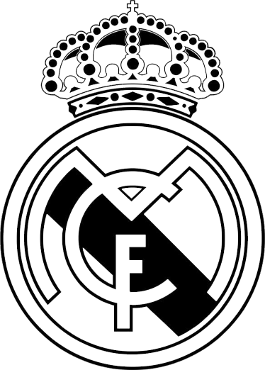 Real Madrid Logo Png Black And White