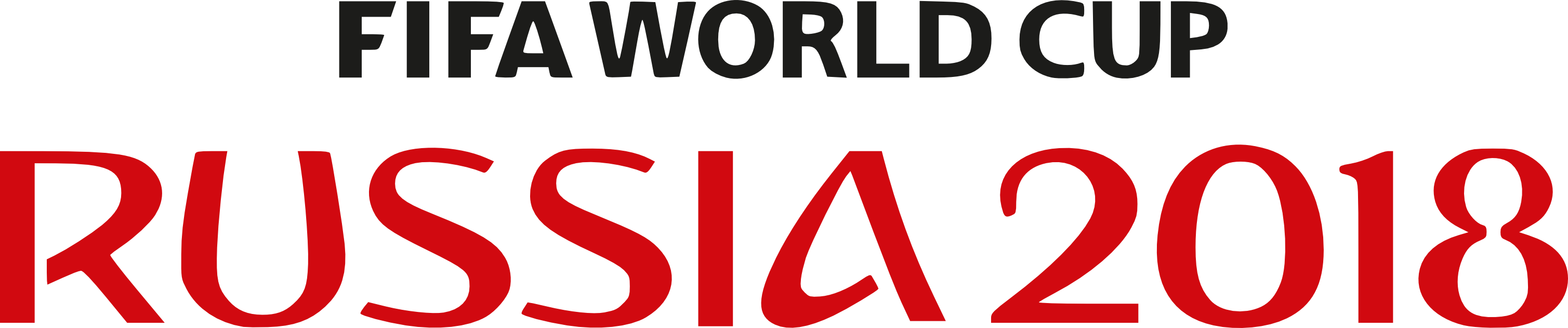 Fifa World Cup Russia 2018 Logo Text